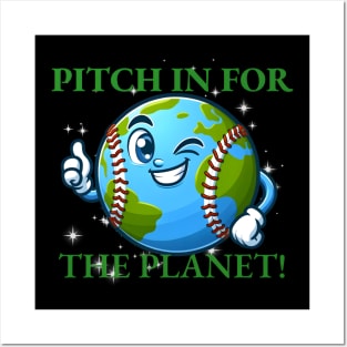 baseball earth day 2024 Posters and Art